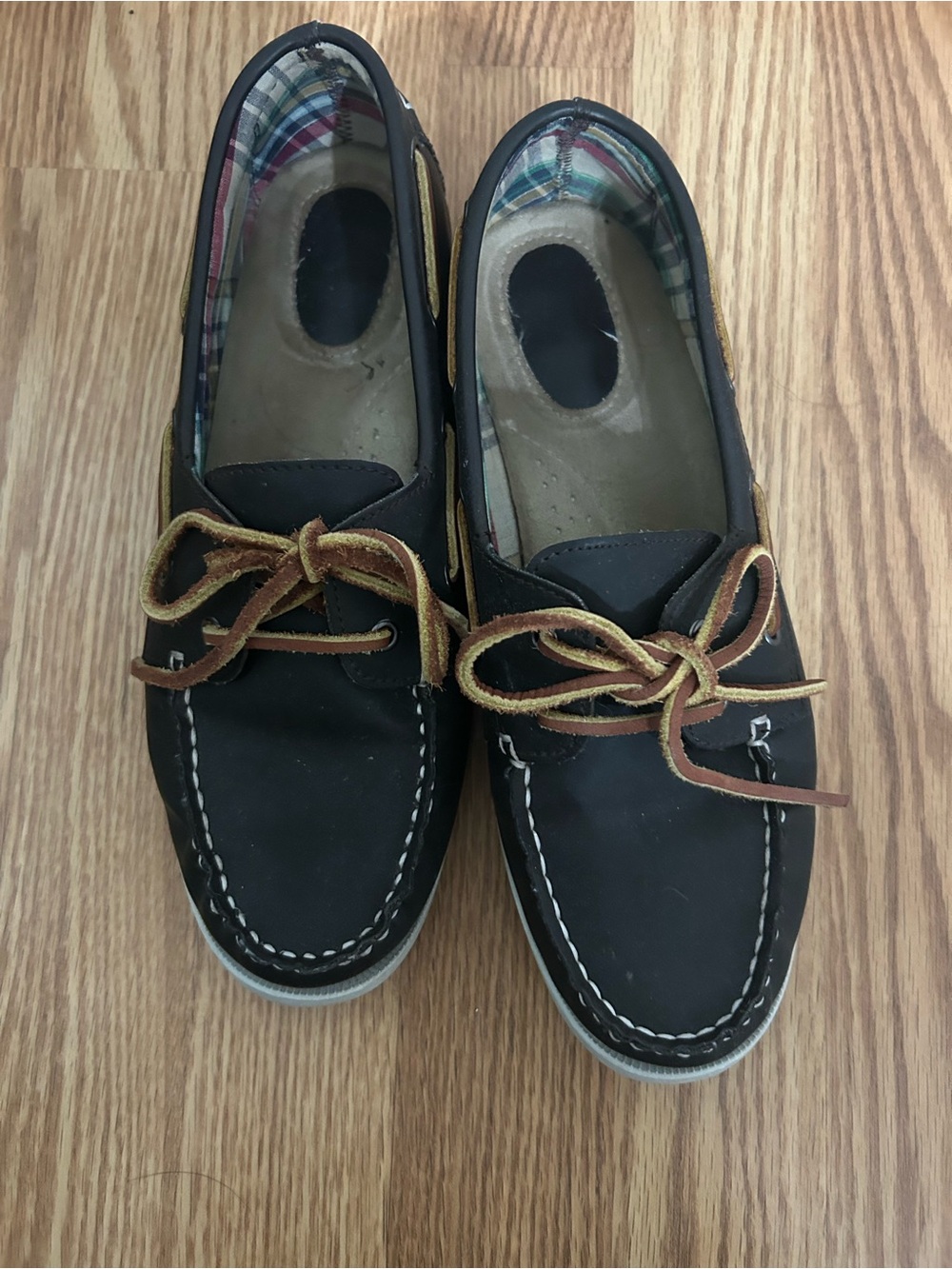 Classic Brown Women’s Boat Shoes with Brown Laces